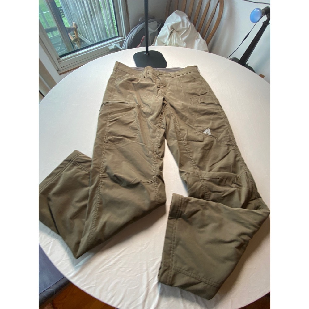 Eddie Bauer First Ascent Guide Pro Fleece Lined Pants Mens 36x32 Brown 13051203